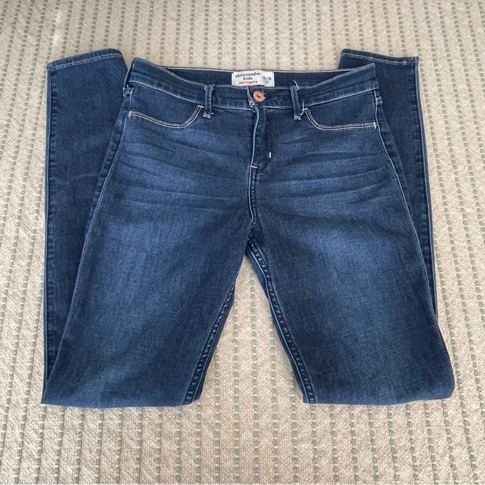Abercrombie Kids - Jean Legging - Size: 15 / 16 - Blue Jeans - Denim